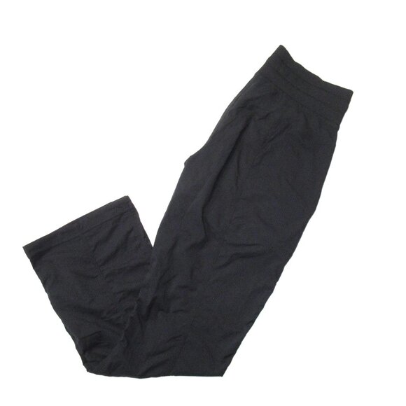 NWT Lululemon Dance Studio Mid-Rise in Black Pull-on Relaxed Pants 4 Short - Picture 7 of 7
